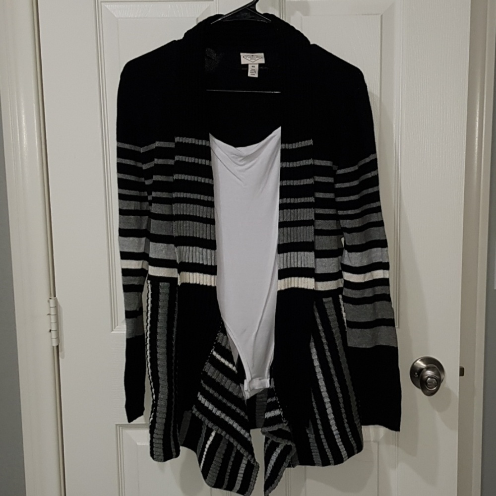 100% Cotton Waterfall Long Sleeves Cardigan NWT